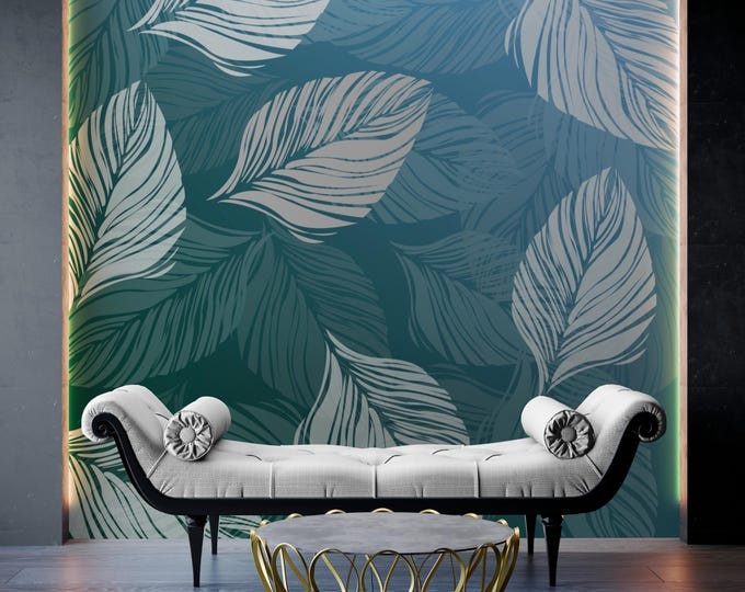 Floral Wallpaper Wall Mural Flower Style Botanical Wallpaper for  Living Room Bedroom Entryway Cafe (FL87)