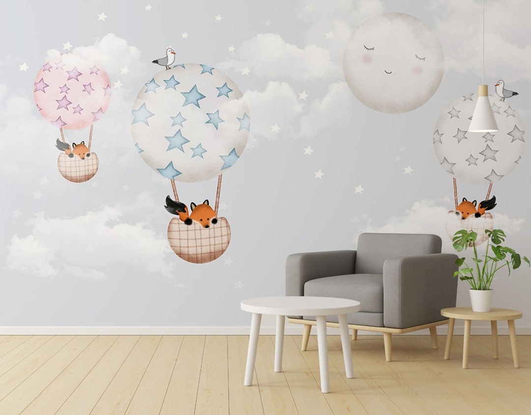 Child Room Wallpaper Nursery Wall Mural Baby Room Decoration CR39 - Etsy