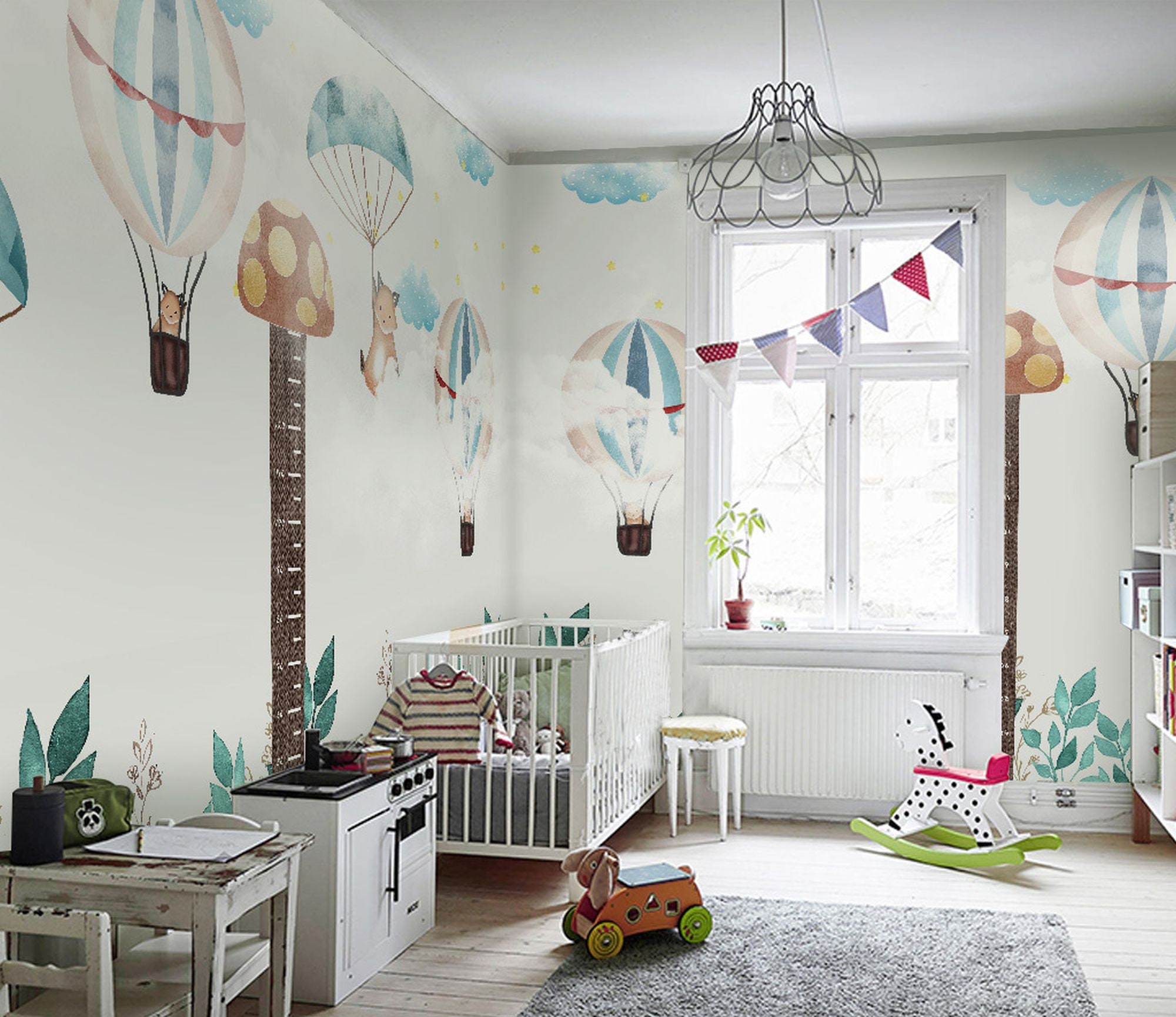 Child Room Wallpaper Nursery Wall Mural Baby Room Decoration | Etsy