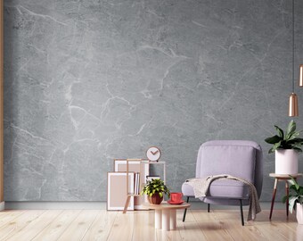 Marble Wallpaper , Peel and Stick or Traditional Wallpaper Mural, Modern Dark Wallpaper for Living Room Bedroom Entryway or Cafe