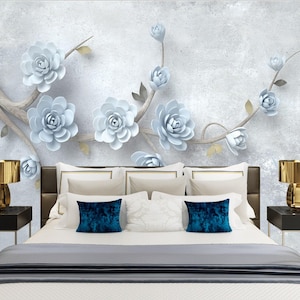 3D Embossed Effect Wallpaper,  Wall Mural  for Beautiful Living Room and Bedroom Wallpaper (FL111a)