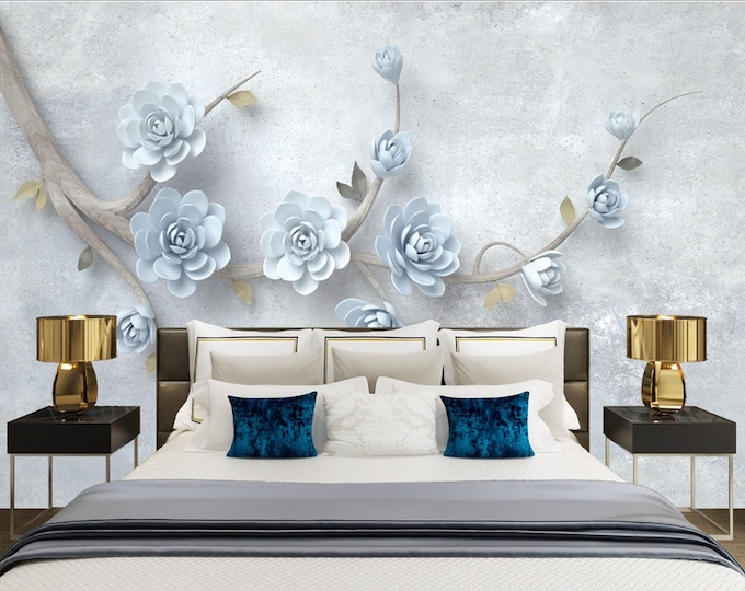 3D Embossed Effect Wallpaper,  Wall Mural  for Beautiful Living Room and Bedroom Wallpaper (FL111a)