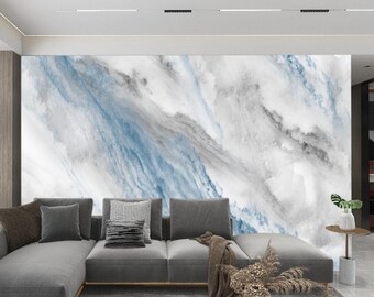 Marble Wallpaper Modern Beautiful Wall Mural for Living Room Bedroom Entryway or Cafe, Removable Peel and Stick