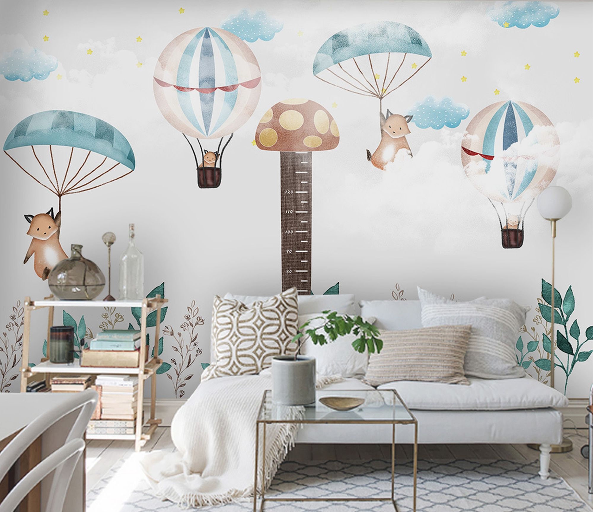 Child Room Wallpaper Nursery Wall Mural Baby Room Decoration (CR37)