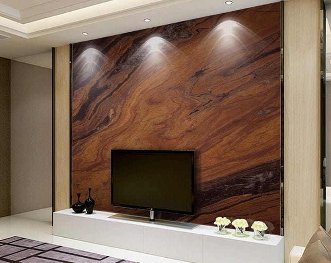 Marble Wall Mural Embossed   Beautiful Wallpaper for Living Room Bedroom Entryway or Cafe (MW10)