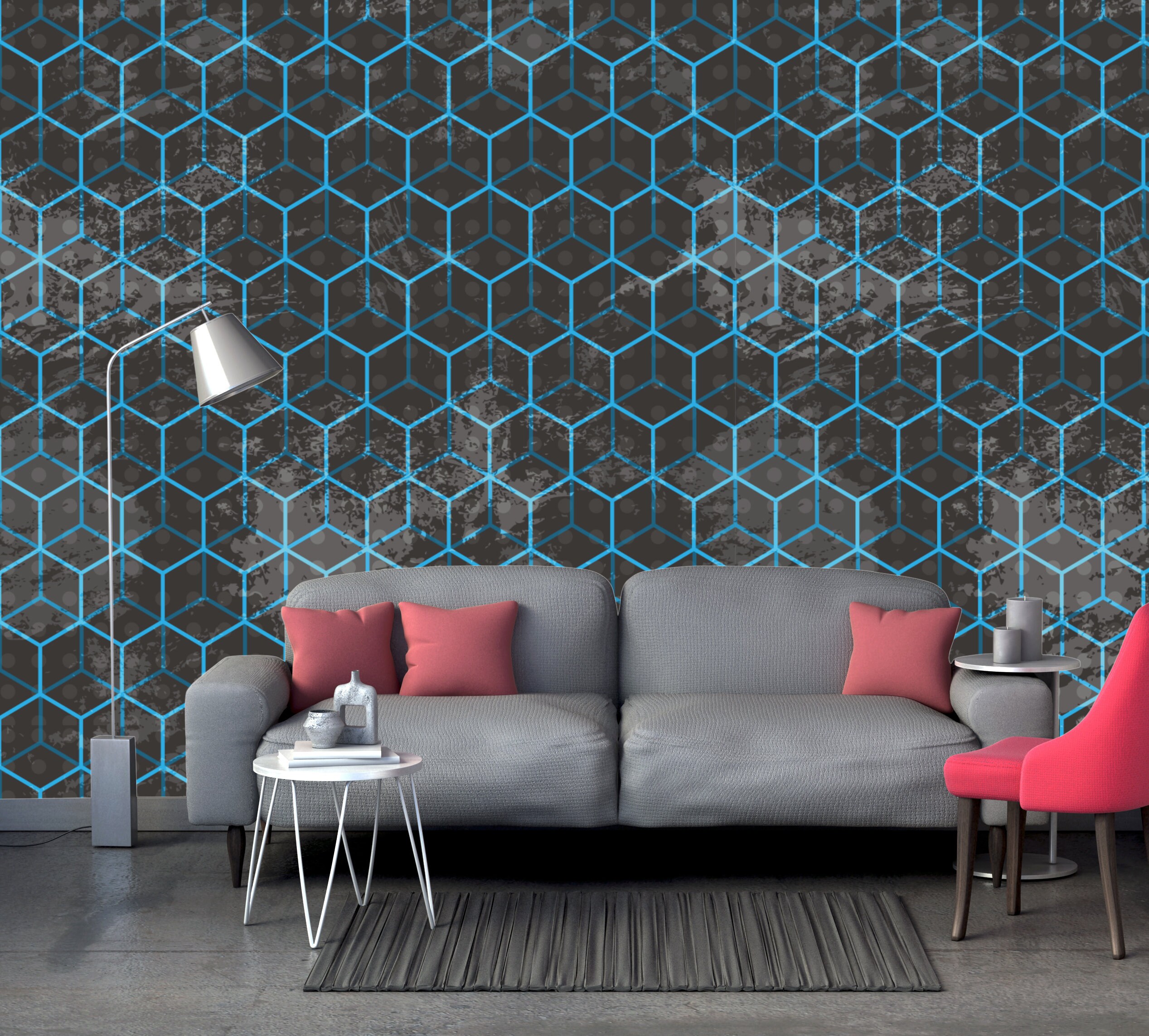 Wall Mural, Removable Wallpaper, Fabric Textile, Modern Home Decoration