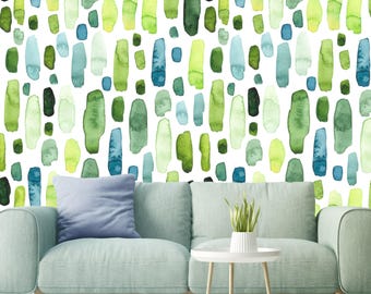 Brush Strokes Wallpaper Pattern Wall Mural Modern Home Decor For Living Room Bedroom Entryway Cafe (AB17)