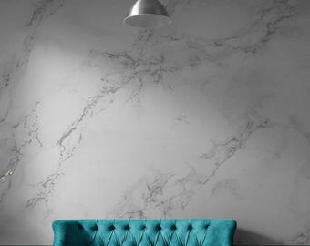 Marble Wallpaper, Beautiful Wall Mural for Living Room Bedroom Entryway or Cafe (MW12A)