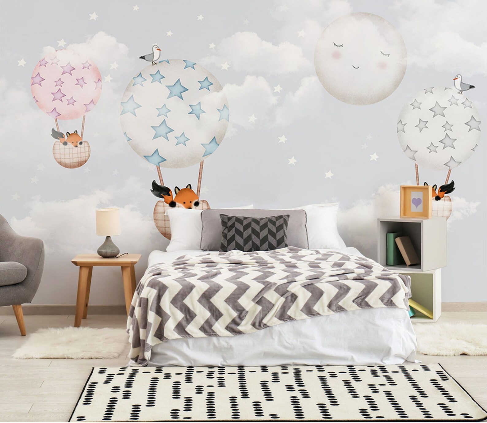 Child Room Wallpaper Nursery Wall Mural Baby Room Decoration | Etsy