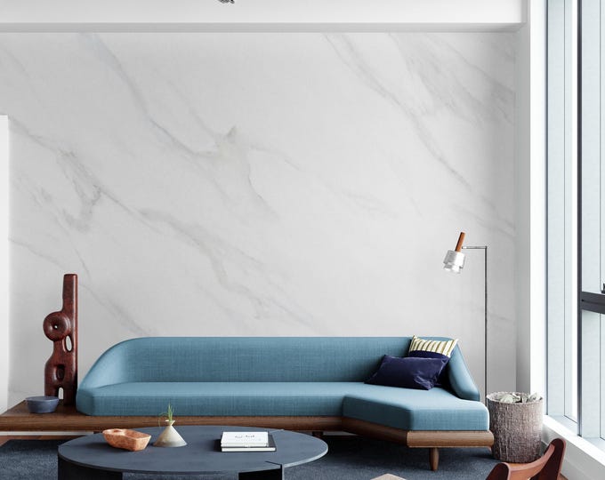 Marble Wallpaper , Peel and Stick or Traditional Wallpaper Mural, Modern Dark Wallpaper for Living Room Bedroom Entryway or Cafe