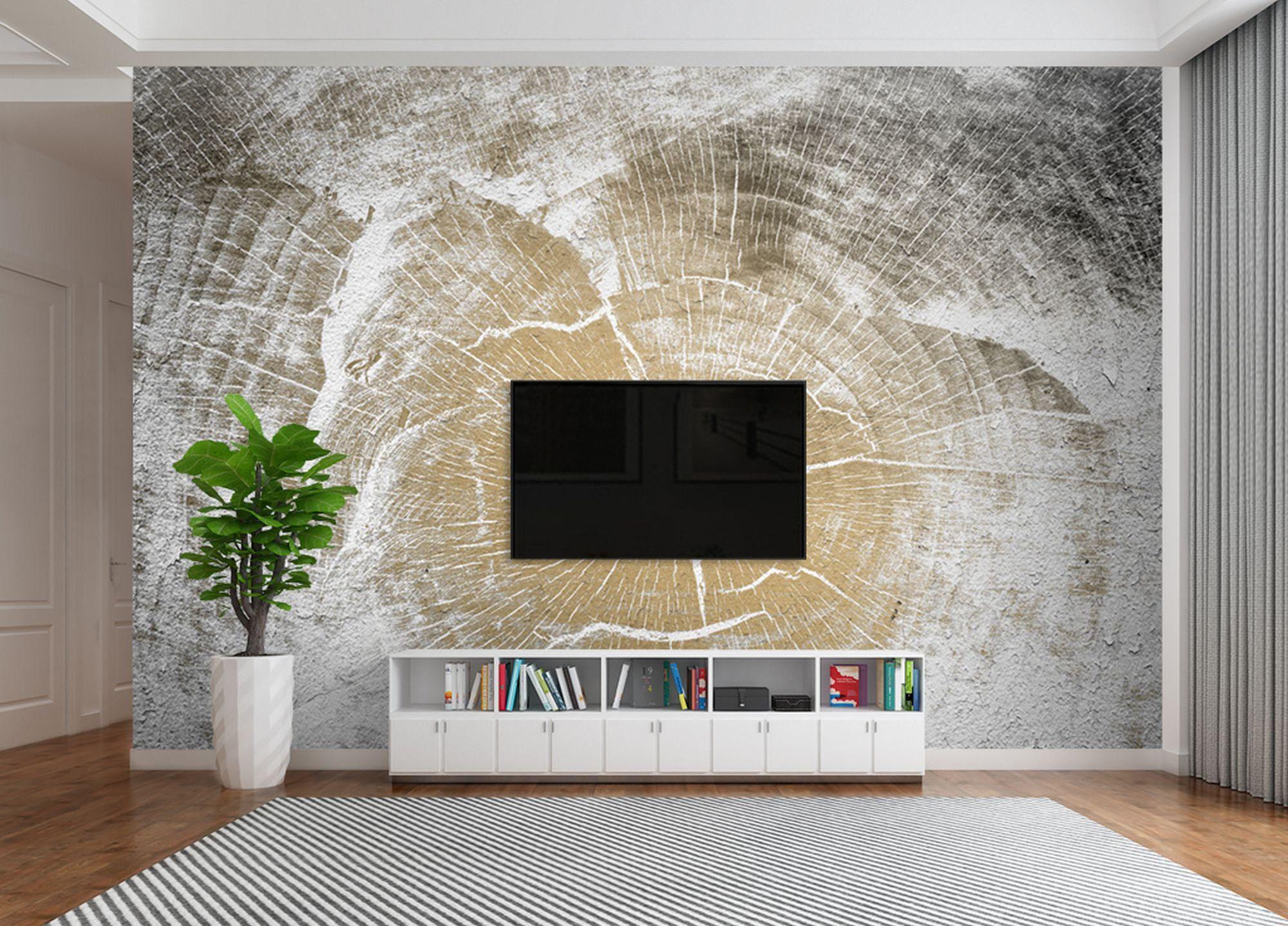 Floral Wall Mural Flowers Wallpaper Modern Home Decor For Living Room Bedroom Entryway Cafe (FL110)