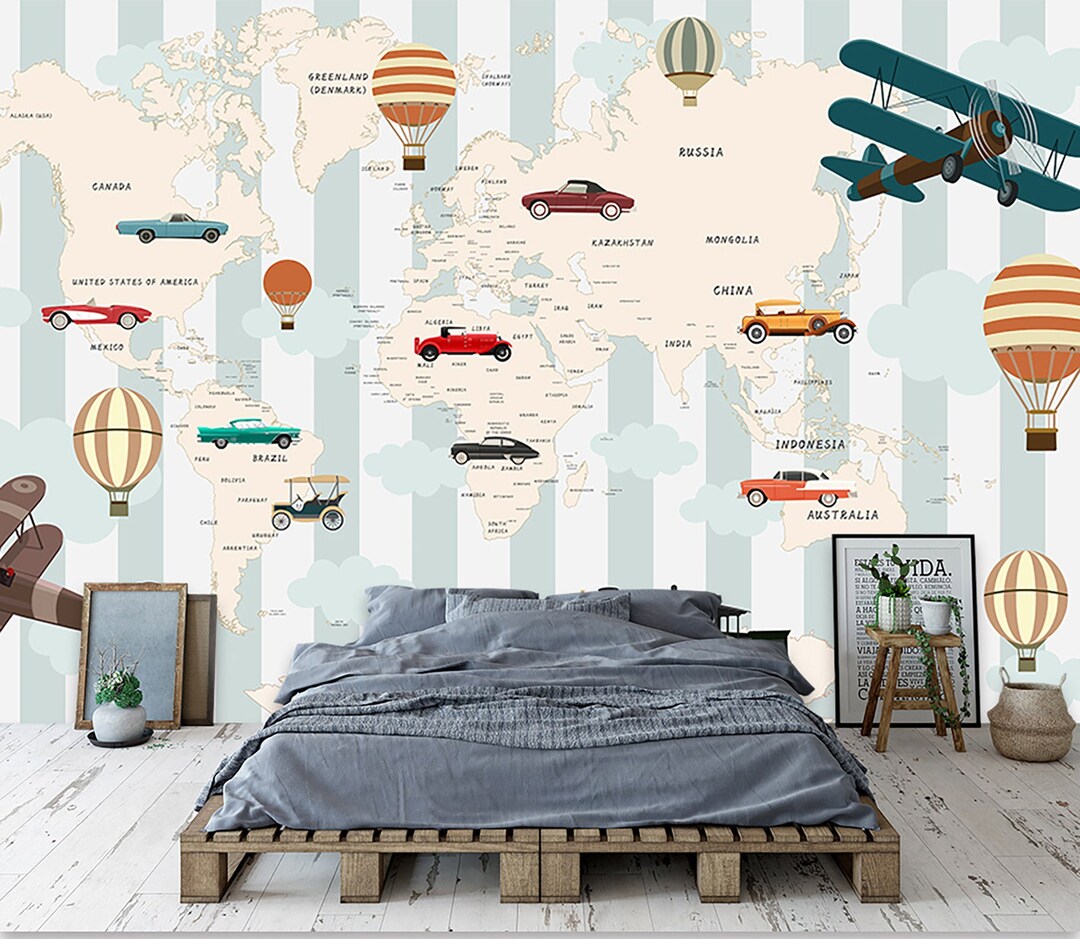 Child Room Wallpaper Nursery Wall Mural Baby Room Decoration - Etsy