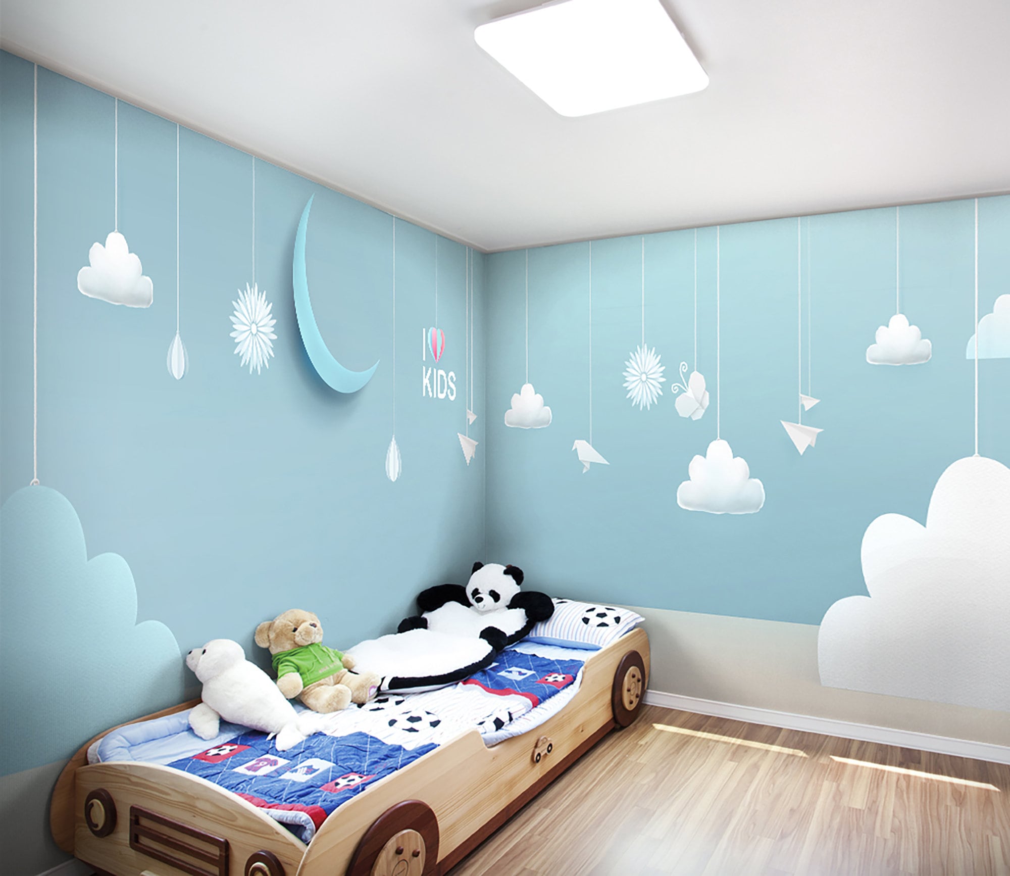 Child Room Wallpaper Nursery Wall Mural Baby Room Decoration Etsy