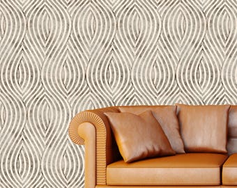 Abstract Wallpaper, Removable,  Wall Mural, Fabric Textile Wallpaper, High Quality, For Living Room, Bedroom, Cafe (AB20)