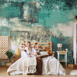 Abstract Wallpaper,  Wall Mural Fabric Textile Wallpaper, High Quality, For Living Room, Bedroom, Cafe (AB28)
