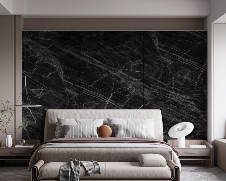 Marble Wallpaper Modern Beautiful Wall Mural for Living Room Bedroom Entryway or Cafe image 4