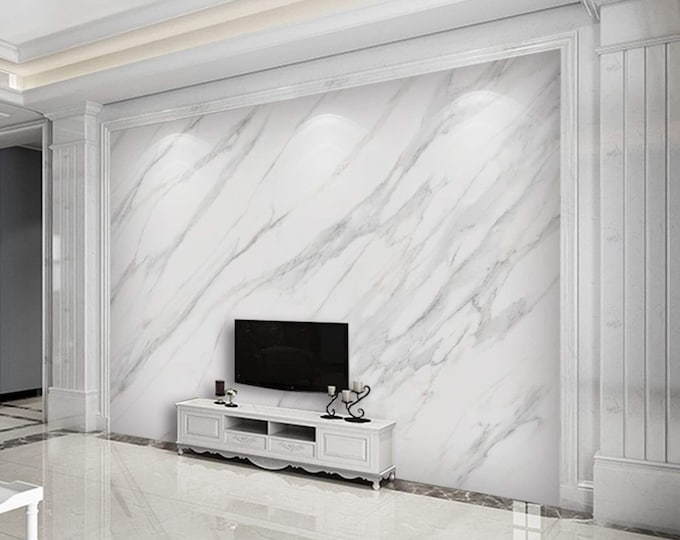 Marble Wallpaper Modern Beautiful Wall Mural for Living Room Bedroom Entryway or Cafe (MW1)