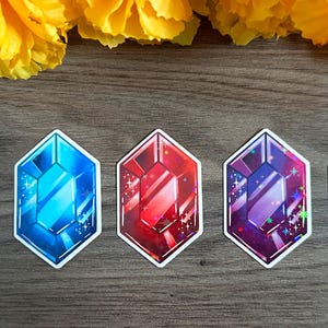 Zelda Rupee - Holographic Stickers