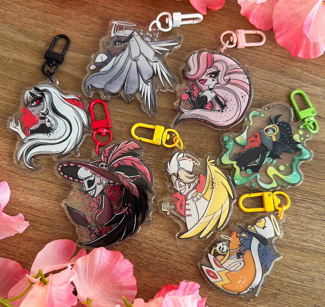 HAZBIN HOTEL Acrylic Keychain, Charms PART 3 - Etsy