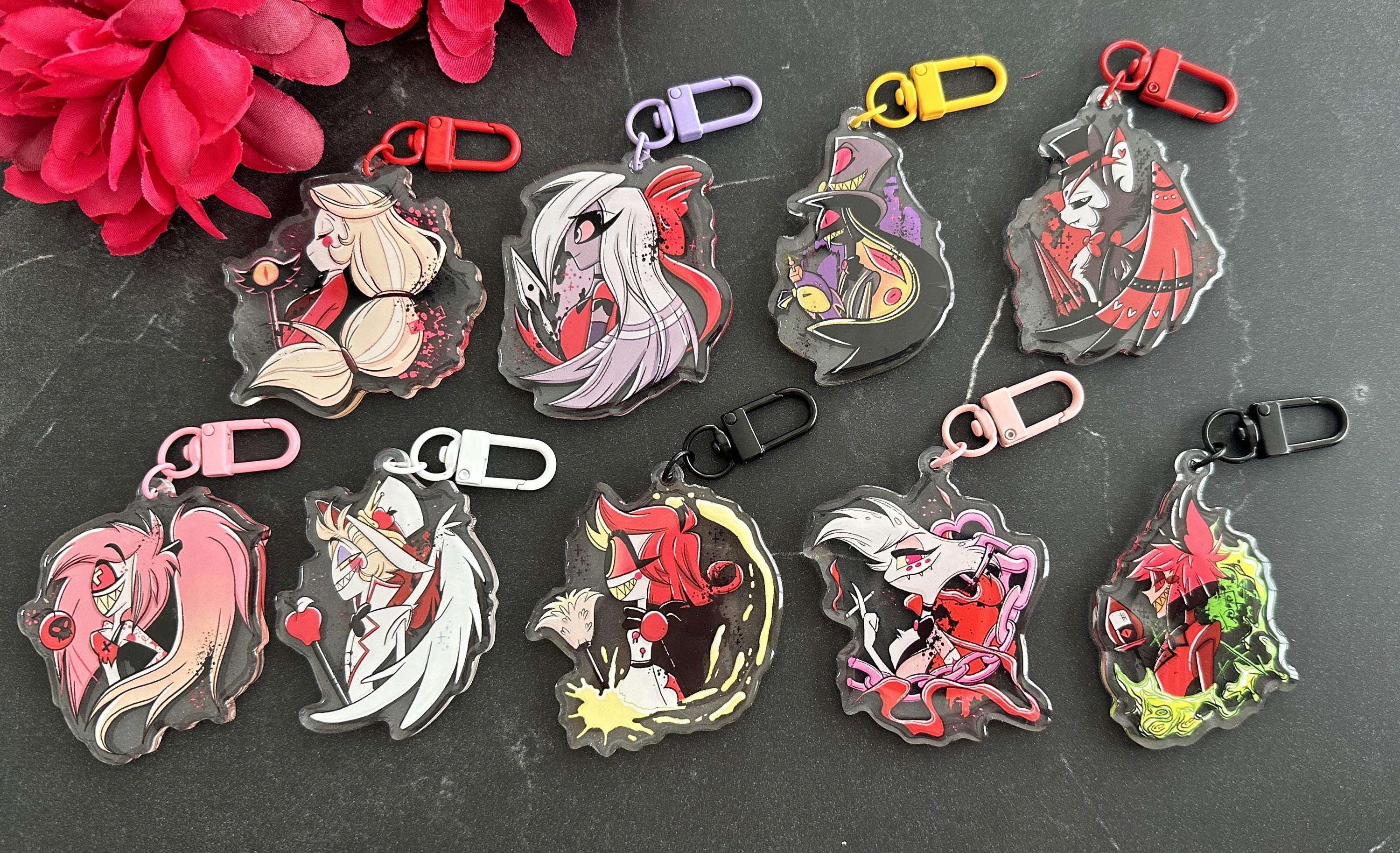 Hazbin hotel acrylic keychain - Etsy 日本