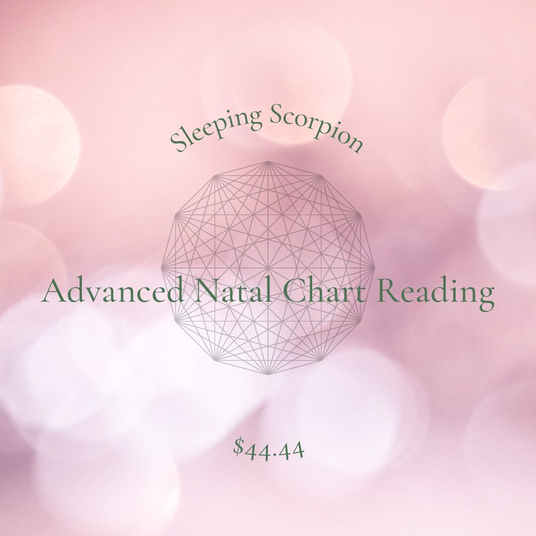 Advanced Natal Chart Reading - Etsy