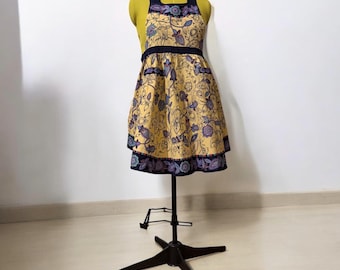 Kitchen Japan association apron Lanvin JAA painted print