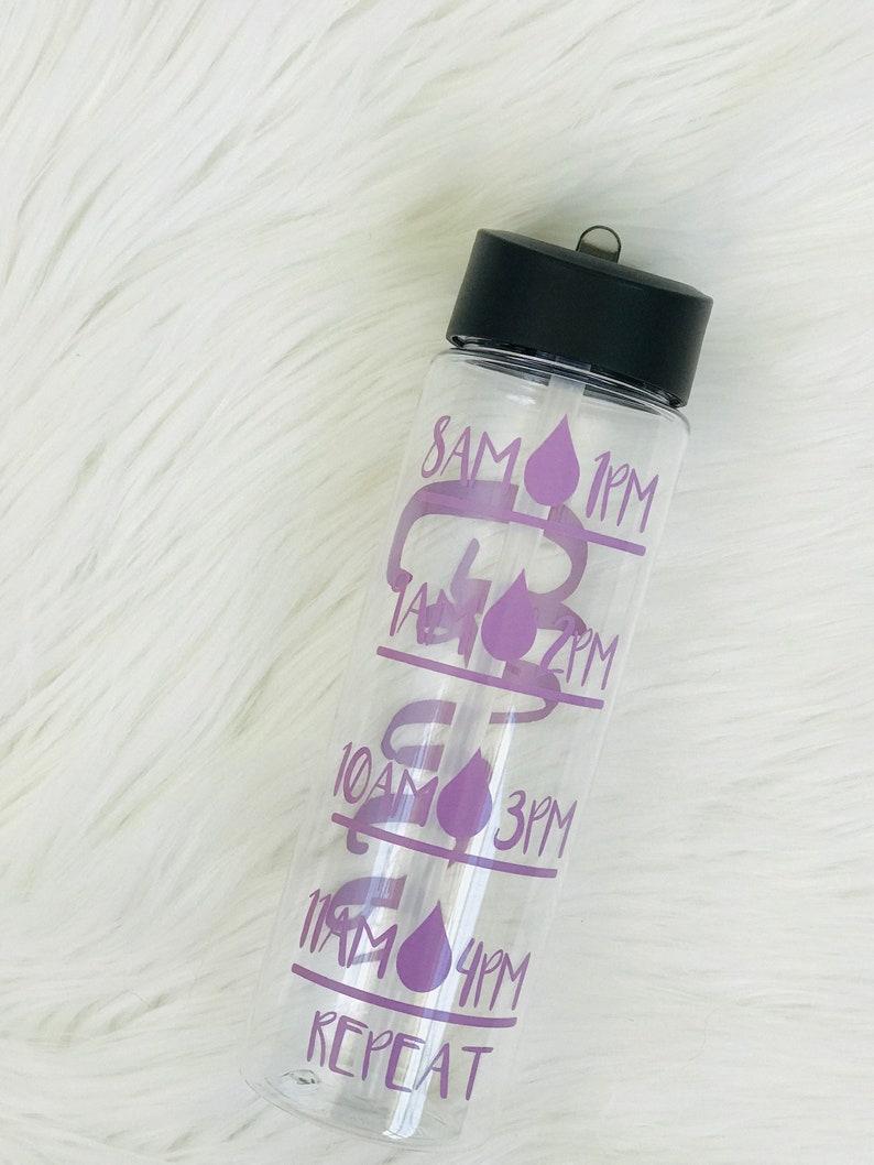 Water Intake Decal L Drink More Water Decal L Water L Decal Etsy