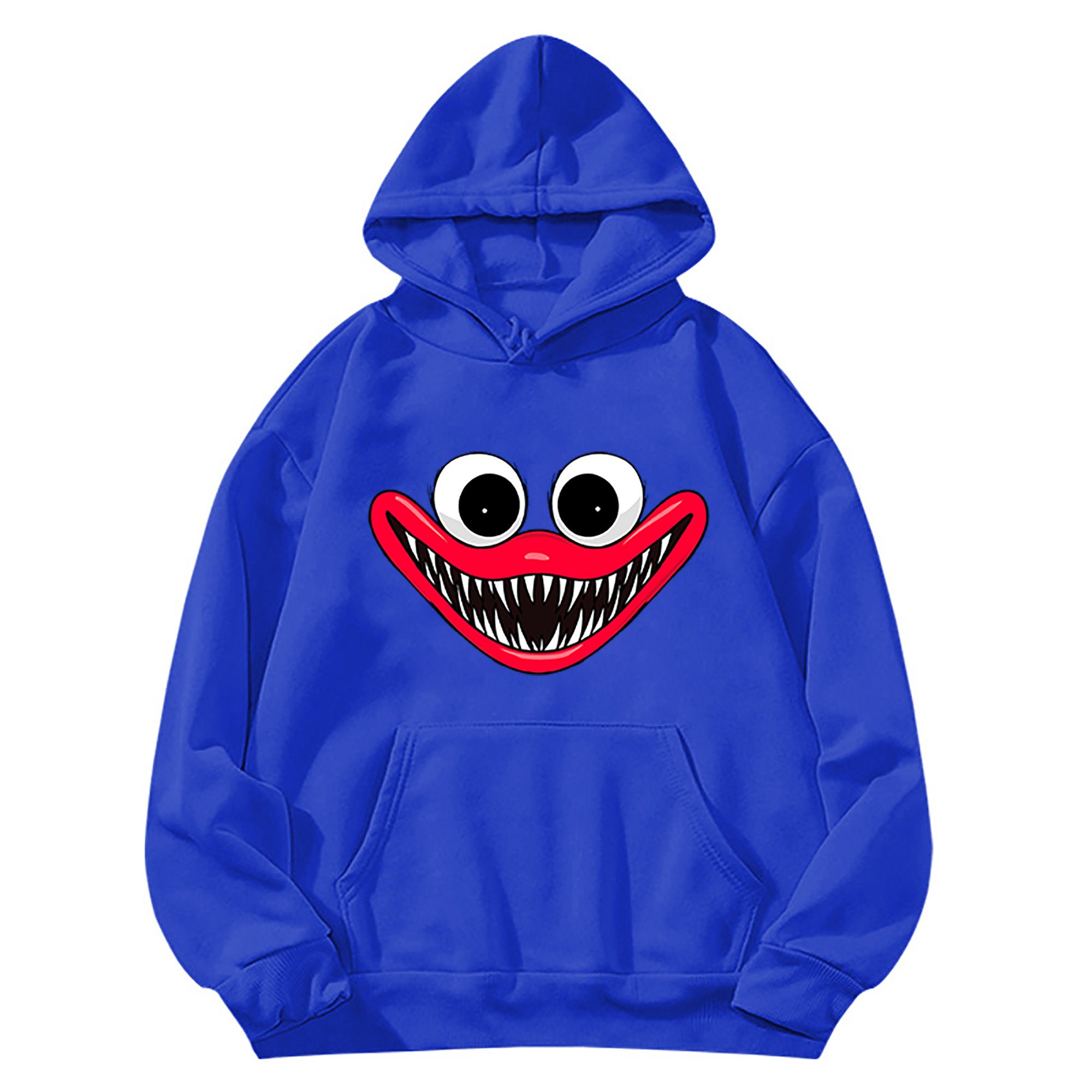 Discover poppy playtime poppy huggy wuggy hoodie Kids shirt blue Hoodies