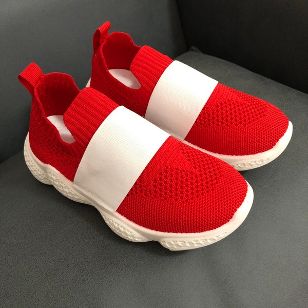 Sonic shoes for Kids' speed sneakers Hedgehog Fast custom cosplay running shoes with Bonus Rings