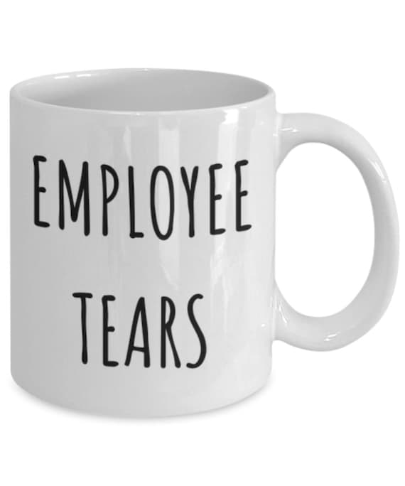 Boss Gifts for Women These Are the Tears of My Staff Boss Gag Gifts Gift 15-oz Coffee Mug Tea Cup White