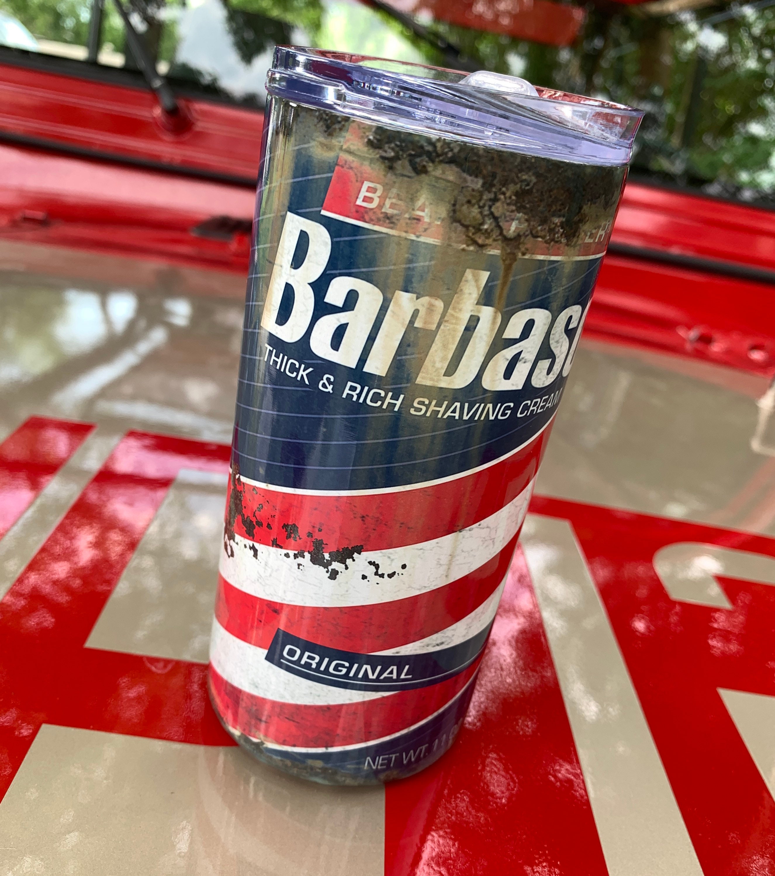 Shaving Cream Can Jurassic Park