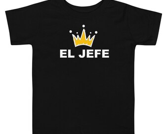 Baby Boy - El Jefe Spanish Boss Toddler Shirt,  Kids T-shirt, Toddler T-shirt, Baby Tops & Tees, Gift Idea