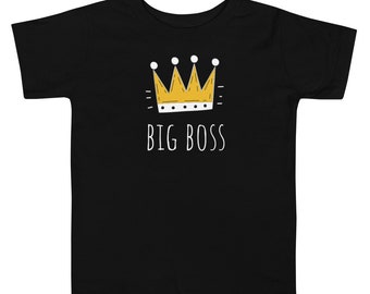 Baby Unisex - Big Boss Toddler Shirt,  Kids T-shirt, Toddler T-shirt, Baby Tops & Tees, Gift Idea