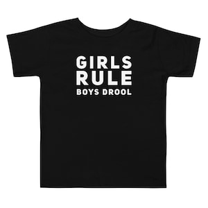 Baby-Girl---Girl-Power-Boys-Drool Toddler Shirt,  Kids T-shirt, Toddler T-shirt, Baby Tops & Tees, Gift Idea