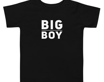 Baby Boy - Big Boy Toddler Shirt,  Kids T-shirt, Toddler T-shirt, Baby Tops & Tees, Gift Idea