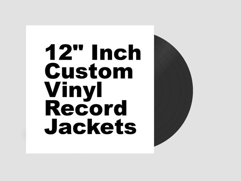 May include: White 12" inch custom vinyl record jackets.