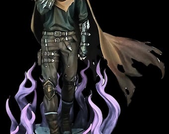 Sung Jin-Woo Inspired Unpainted Resin Model Kit – Shadow Monarch Collector Figure