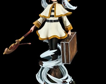 Frieren Inspired Unpainted Resin Model Kit – Elven Mage Collector Figure