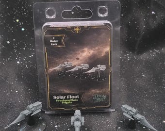 Solar Fleet Firestorm-Class Frigate Squadron – Resin Space Fleet Miniatures – Fleet Scale Escort Warships