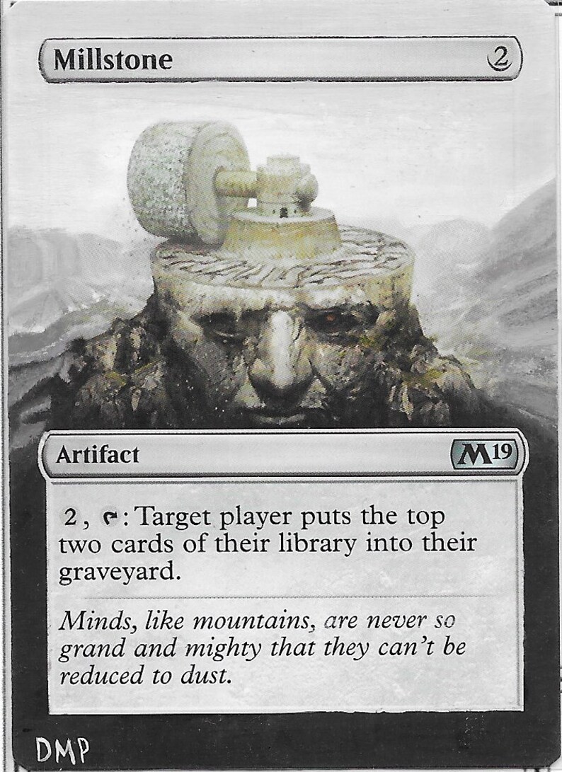 Altered Art MTG Millstone M19