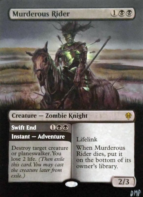 Throne of Eldraine MTG Magic - R Murderous Rider Showcase NM/M Throne of Eldraine MTG Magic - R Murderous Rider Showcase NM/M
