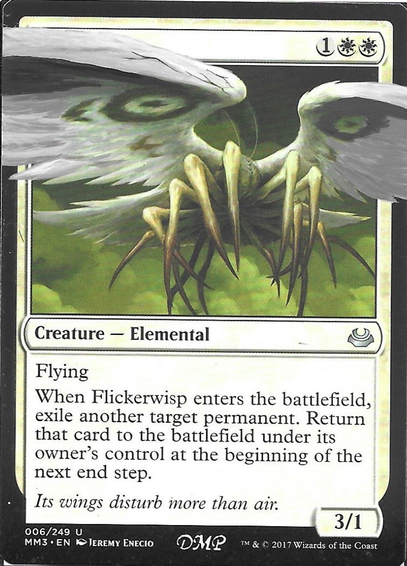 Flickerwisp Altered Art MTG Modern Masters 2017