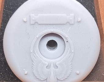32mm Resin Base for Battlefleet Gothic – 3D Printed, Custom Miniature Base, Tabletop Gaming Accessory