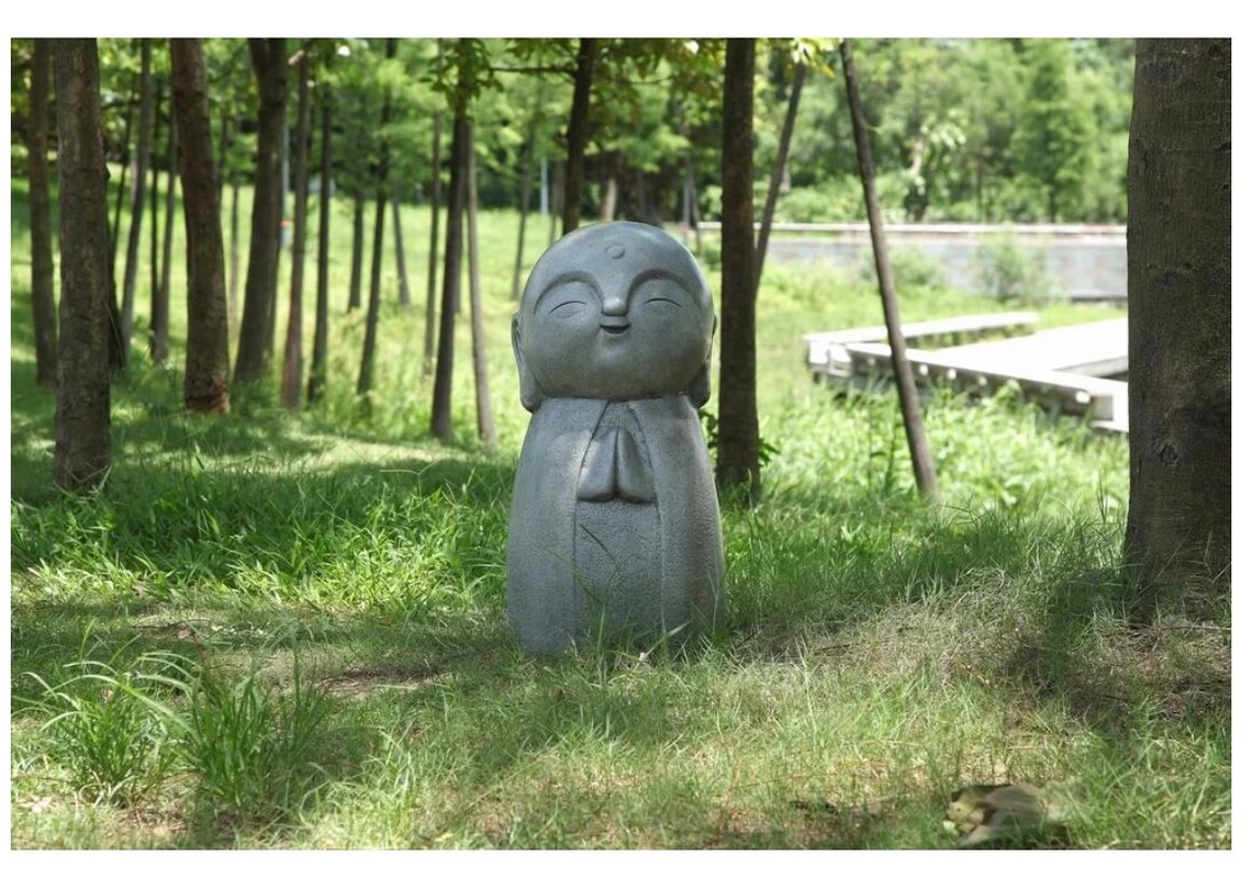 Jizo Praying Lucky Japanese Jizo Statue for Garden Decor Etsy Australia