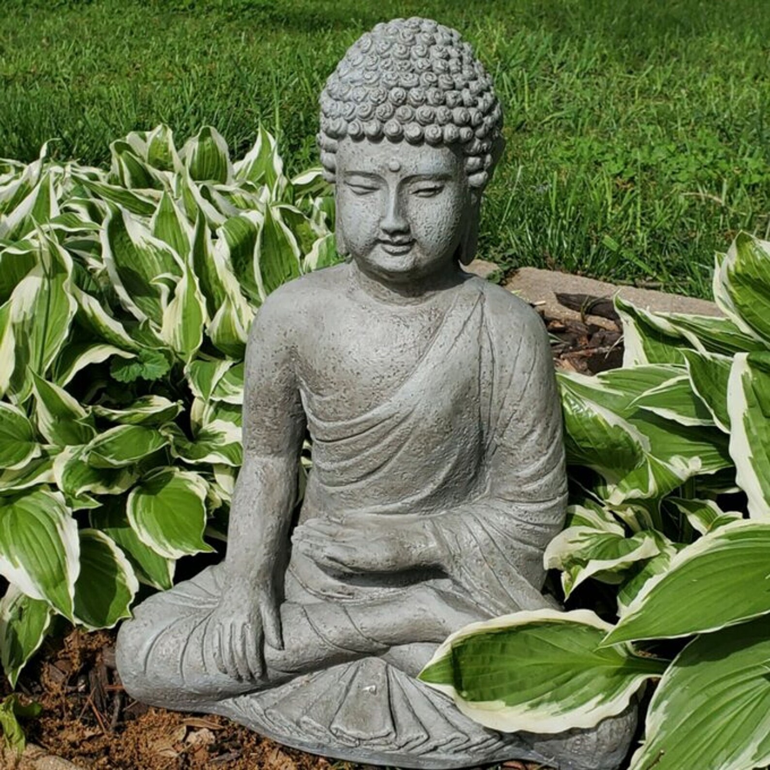 Sitting Buddha Statue Outdoor Statue Buddha Statue Etsy
