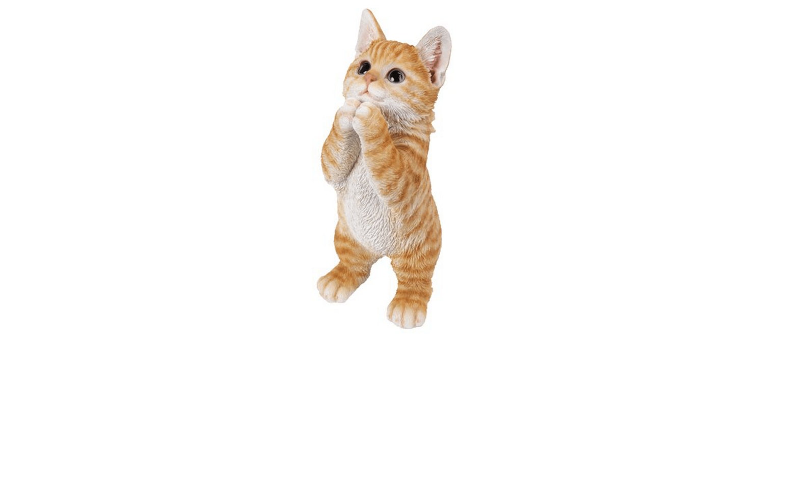 Tabby Cat Standing Statue Kitten Statue Home Decorations | Etsy