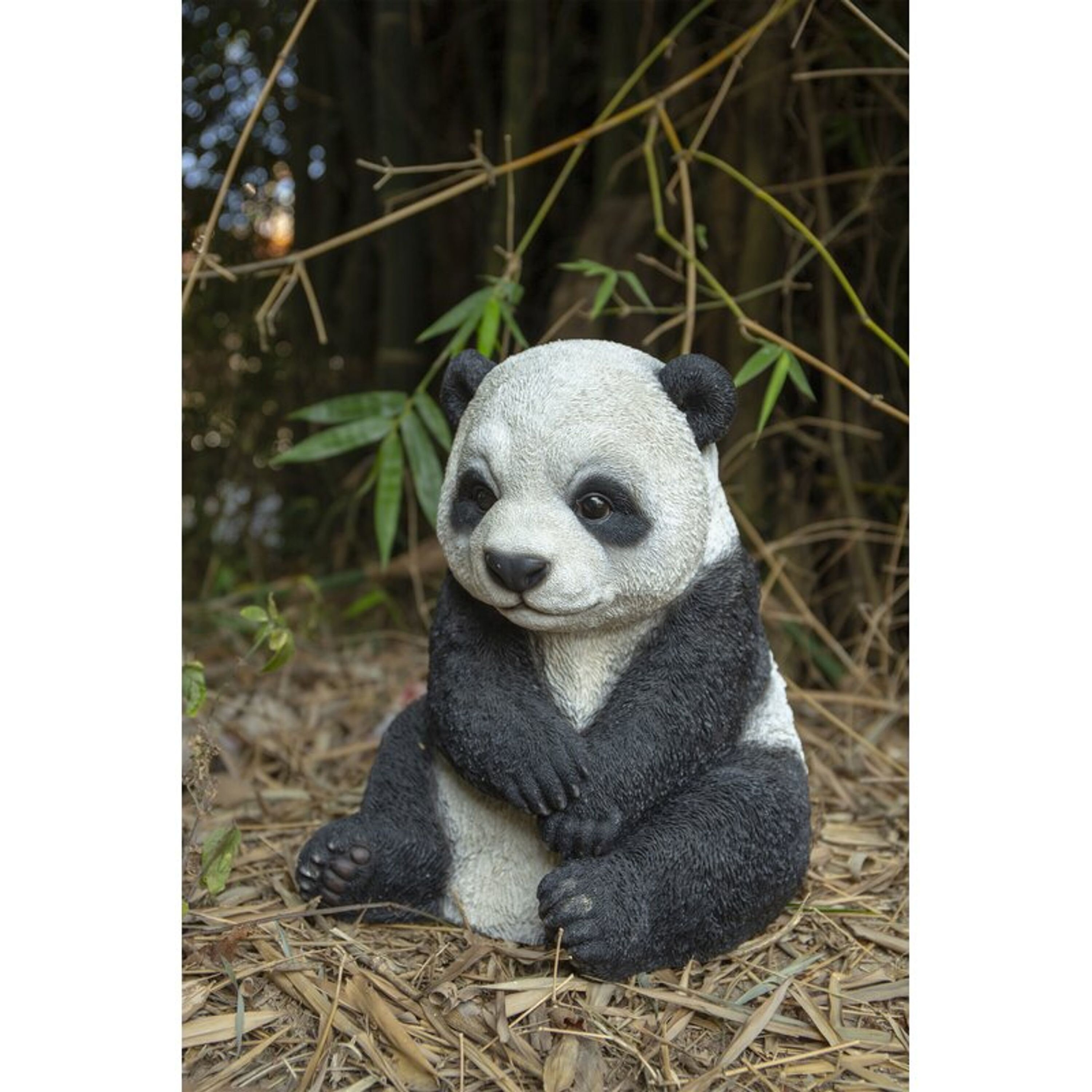 Panda Cub Sitting Statue Wild Life Statue Indoor Outdoor Etsy