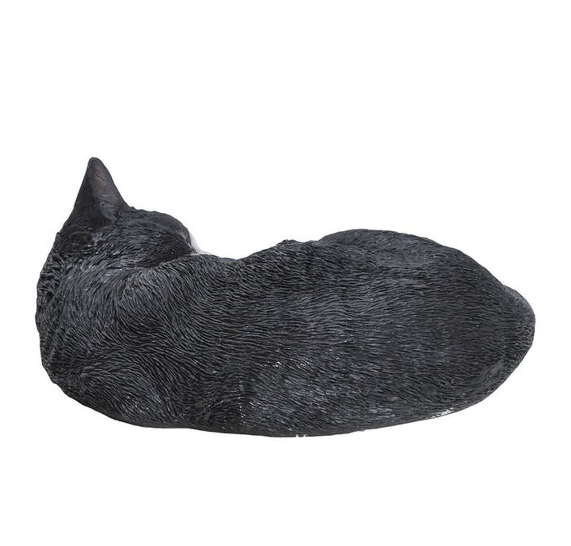 Cat Sleeping Statue Realistic Cat Outdoor Garden Sculpture Etsy