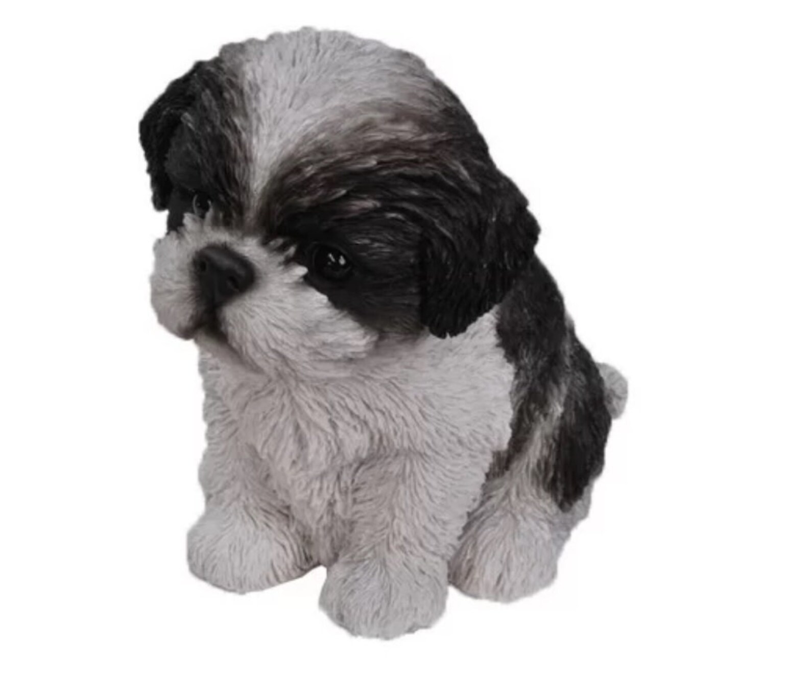 shih tzu resin statue