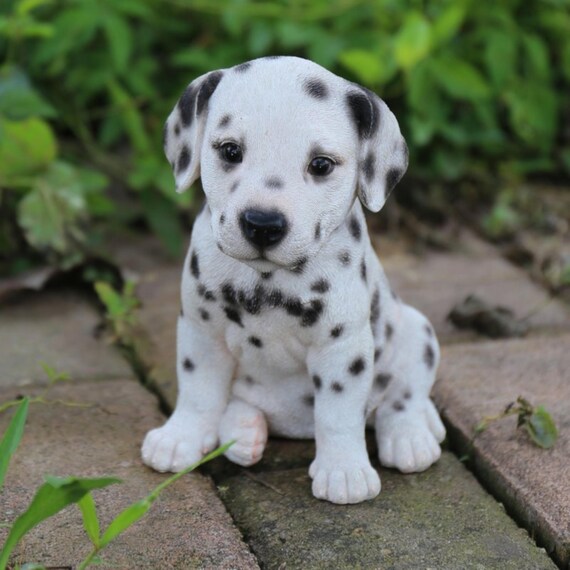 Dalmatian Puppy Statue Home Decor Garden Decor Realistic | Etsy Ireland
